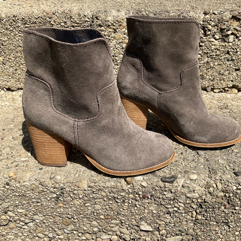 Splendid Leather Ankle suede booties Size 7.5M Boho-chic earthly western